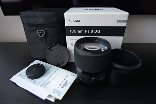 Sigma 135mm hsm art - sigma, f1.8